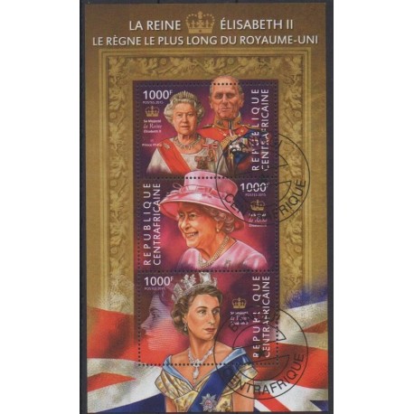 Centrafricaine (République) - 2015 - No 3889/3891 - Royauté - Oblitérés