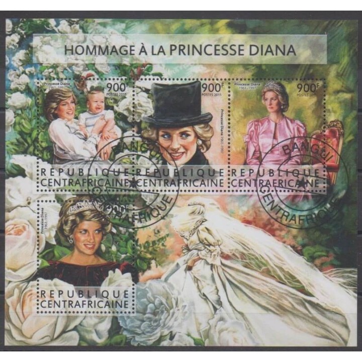 Buy this set of stamps of Central African Republic of the year 2015 (Nb 3988/3991). - Used