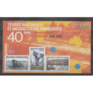 Timbres - TAAF - Blocs et feuillets - 1995 - No BF 2 - Régions polaires