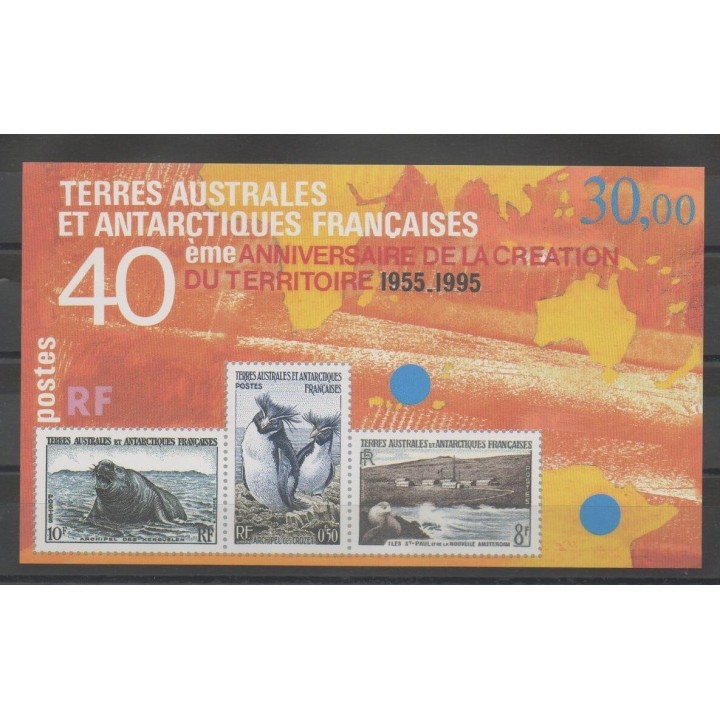 Stamps - French Southern and Antarctic Lands - Blocks and sheets - 1995 - Nb BF 2 - Polar regions
