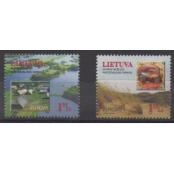 Lithuania - 1999 - Nb 607/608 - Parks and gardens - Europa