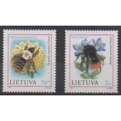 Lituanie - 1999 - No 615/616 - Insectes