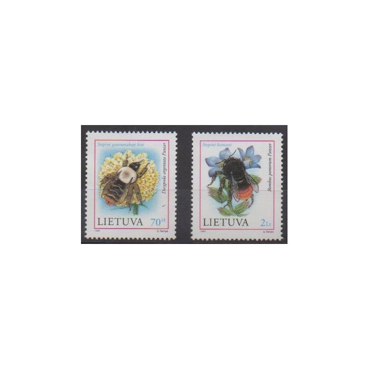 Buy this set of stamps of Lithuania of the year 1999 (Nb 615/616).