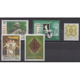 Buy this set of stamps of Lithuania of the year 1999 (Nb 617/621).