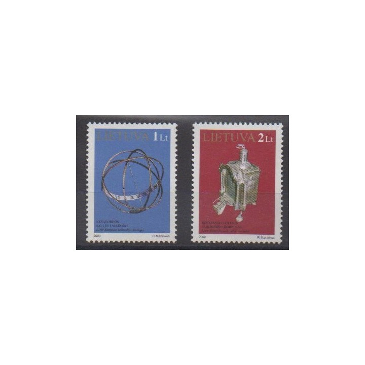 Acheter cette série de timbres de Lituanie  de l'année 2000 (No 640/641).