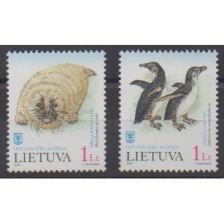 Acheter cette série de timbres de Lituanie  de l'année 2000 (No 645/646).