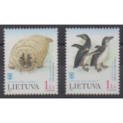 Lituanie - 2000 - No 645/646 - Animaux