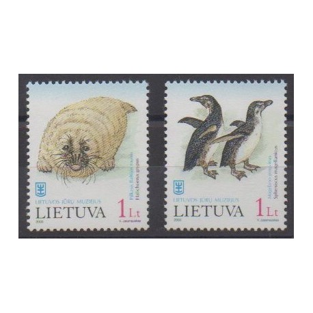 Lithuania - 2000 - Nb 645/646 - Animals