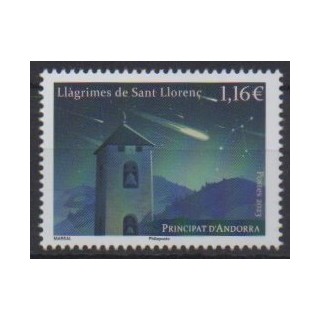 Acheter ce timbre d'Andorre français de l'année 2023 (Llagrimes de Sant Llorenç).