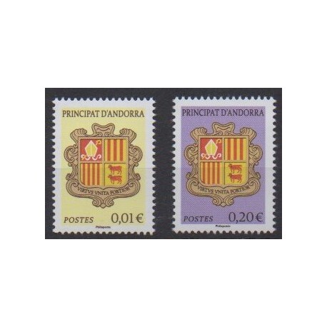 French Andorra - 2023 - Nb 893/894 - Coats of arms