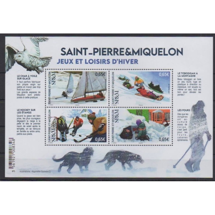 Buy this set of stamps of Saint-Pierre et Miquelon of the year 2023 (Nb 1305/1308).