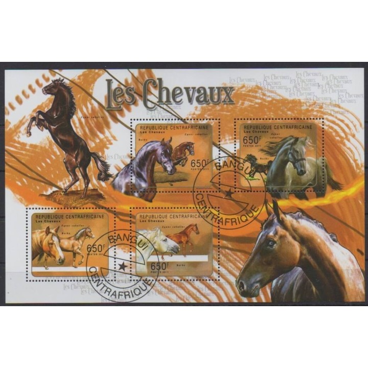 Acheter cette série de timbres de la République Centrafricaine de l'année 2011 (No 2000/2003). - Oblitéré