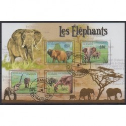 Central African Republic - 2011 - Nb 1944/1947 - Mamals - Used