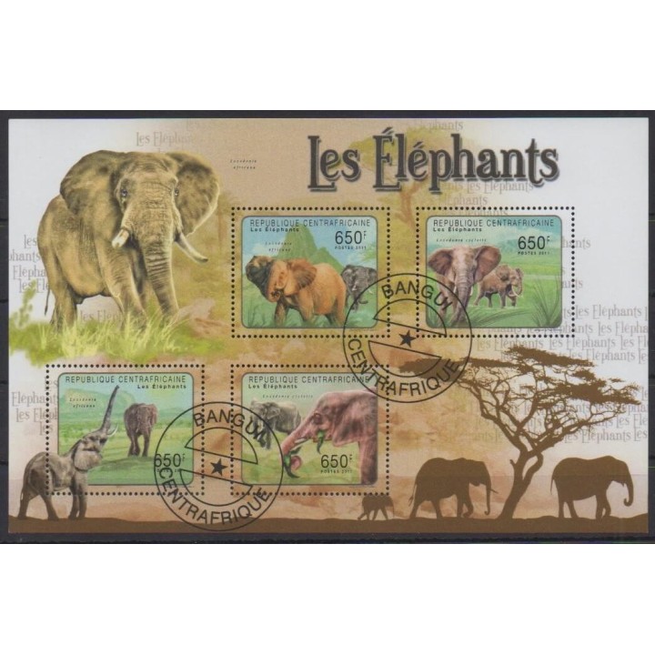 Buy this set of stamps of Central African Republic of the year 2011 (Nb 1944/1947). - Used
