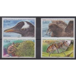 French Southern and Antarctic Territories - Post - 2012 - Nb 622/625 - Animals