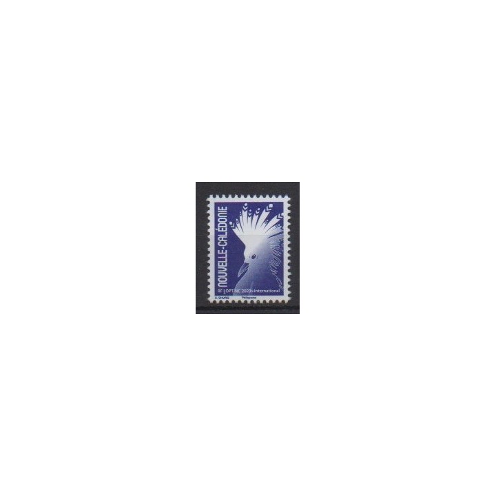 Buy this stamp of New Caledonia of the year 2023 (Cagou bleu).