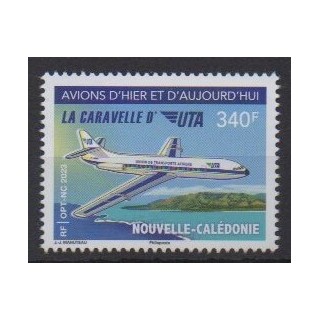 Buy this stamp of New Caledonia of the year 2023 (La caravelle).