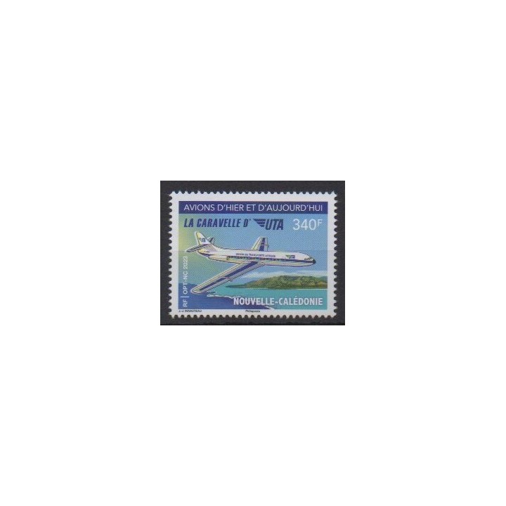 Buy this stamp of New Caledonia of the year 2023 (La caravelle).
