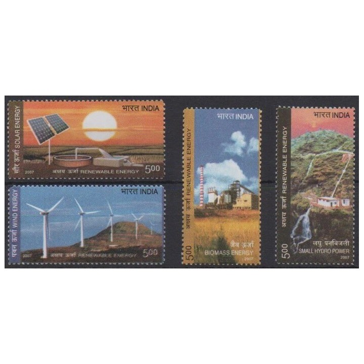 Buy this set of stamps of India of the year 2007 (Nb 2005/2008).