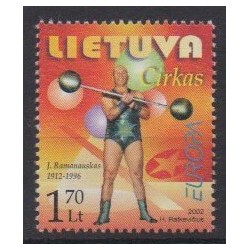 Lituanie - 2002 - No 690 - Cirque ou magie - Europa
