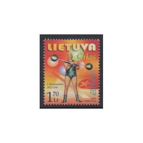 Lithuania - 2002 - Nb 690 - Circus or magic - Europa