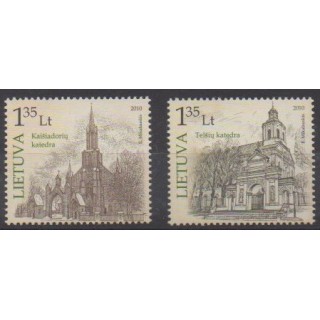 Buy this set of stamps of Lithuania of the year 2010 (Nb 909/910).