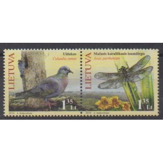 Buy this set of stamps of Lithuania of the year 2010 (Nb 907/908).