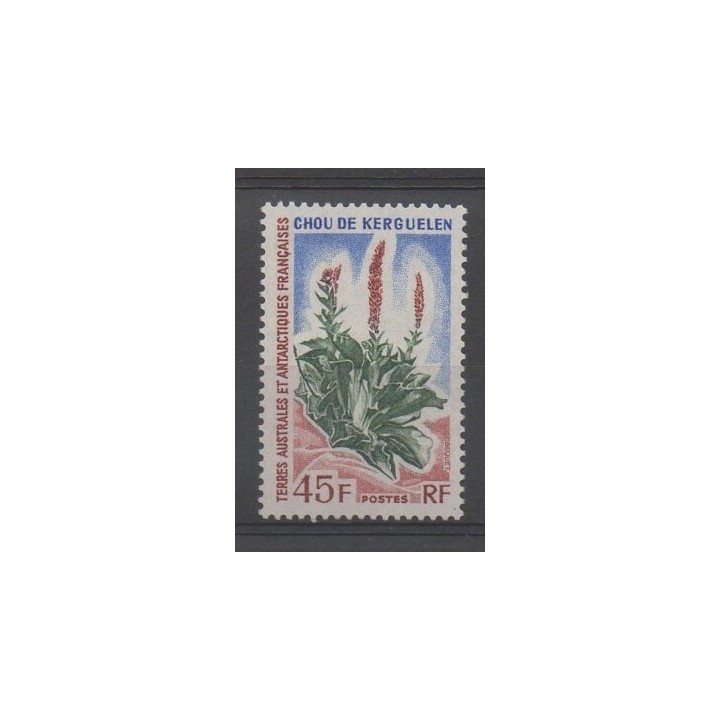 Timbres - TAAF  - 1973 - No 48 - Flore