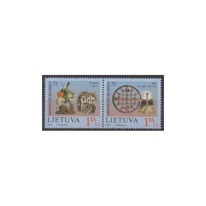 Acheter cette série de timbres de Lituanie  de l'année 2010 (No 902/903).