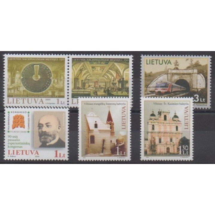 Acheter cette série de timbres de Lituanie  de l'année 2005 (No 763/768).