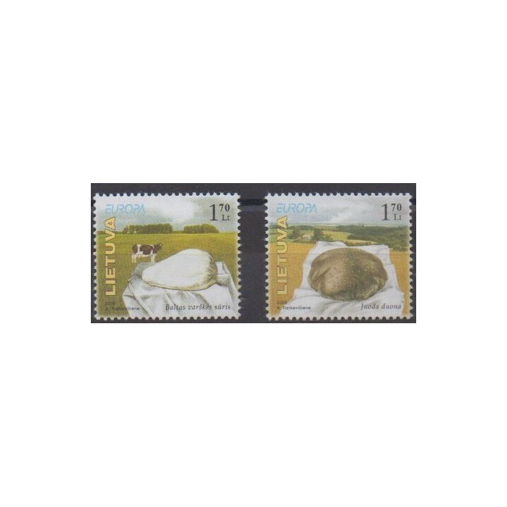 Buy this set of stamps of Lithuania of the year 2005 (Nb 761/762).