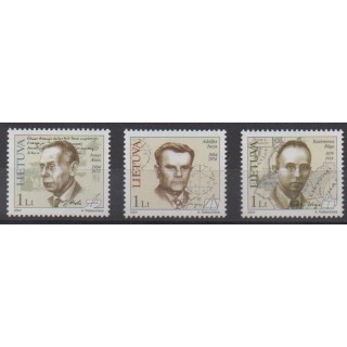 Buy this set of stamps of Lithuania of the year 2004 (Nb 729/731).