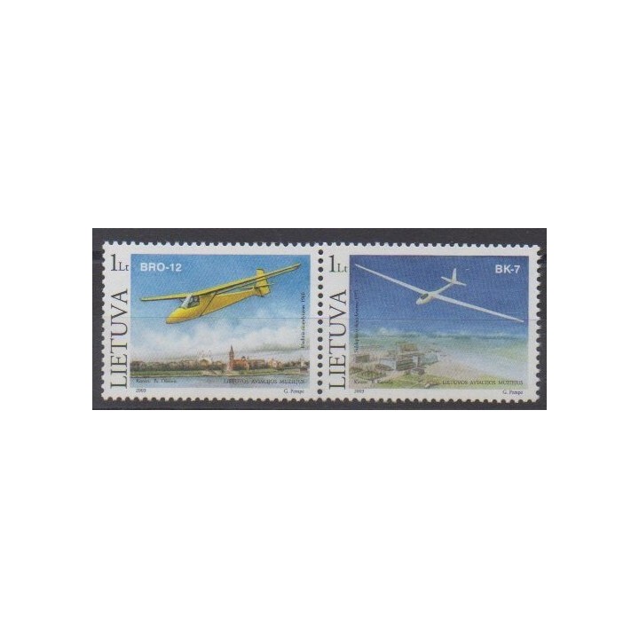 Acheter cette série de timbres de Lituanie  de l'année 2003 (No 725/726).