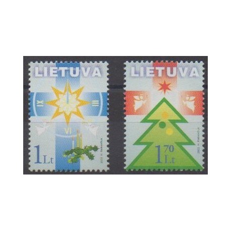 Lituanie - 2002 - No 700/701 - Noël