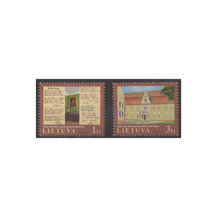 Buy this set of stamps of Lithuania of the year 2002 (Nb 697/698).