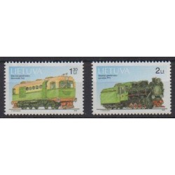 Lithuania - 2002 - Nb 695/696 - Trains