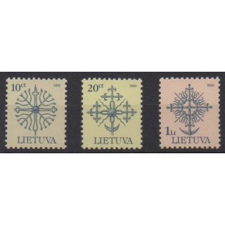 Acheter cette série de timbres de Lituanie  de l'année 2002 (No 691/693).