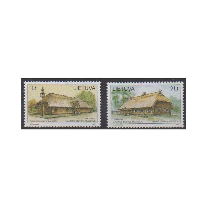 Buy this set of stamps of Lithuania of the year 2001 (Nb 669/670).