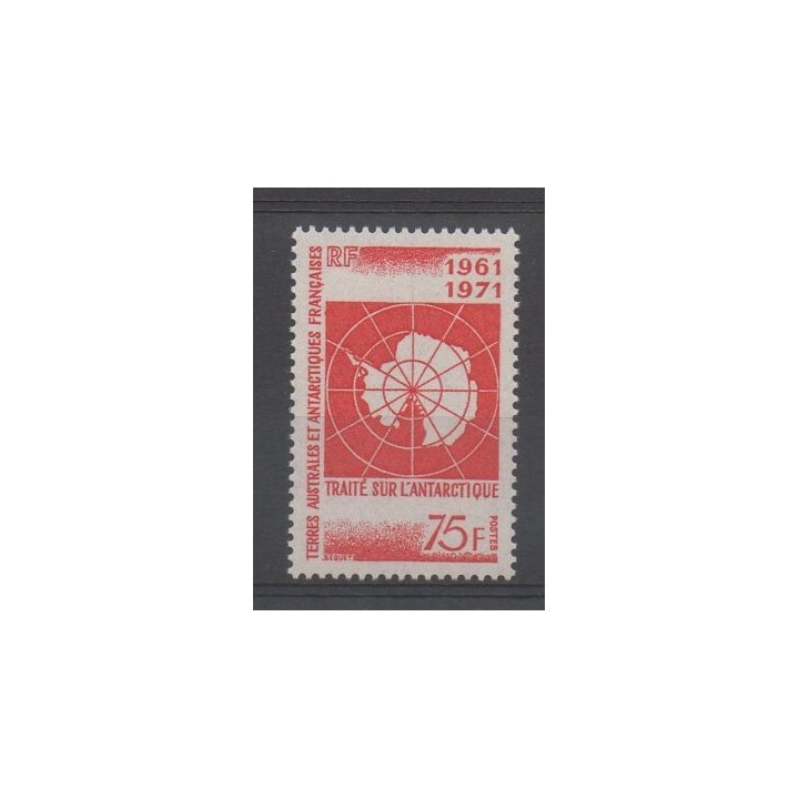 Timbres - TAAF  - 1971 - No 39 - Régions polaires