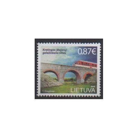 Lituanie - 2015 - No 1043 - Ponts