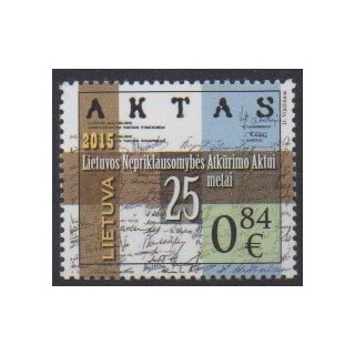Buy this stamp of Lithuania of the year 2015 (Nb 1037).