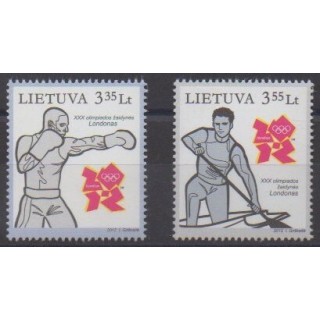 Buy this set of stamps of Lithuania of the year 2012 (Nb 966/967).