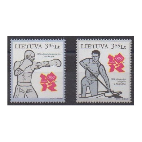 Lithuania - 2012 - Nb 966/967 - Summer Olympics