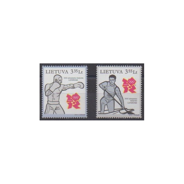 Buy this set of stamps of Lithuania of the year 2012 (Nb 966/967).