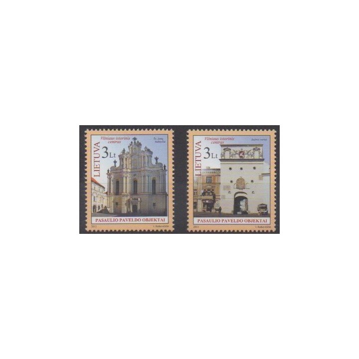 Acheter cette série de timbres de Lituanie  de l'année 2011 (No 941/942).