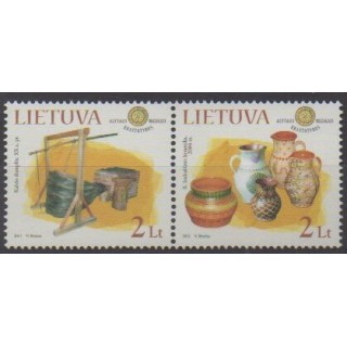 Buy this set of stamps of Lithuania of the year 2011 (Nb 927/928).