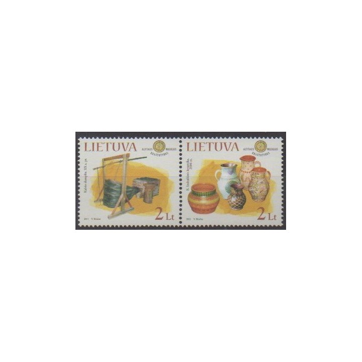 Buy this set of stamps of Lithuania of the year 2011 (Nb 927/928).