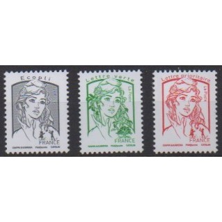 Buy this set of stamps of France of the year 2016 (Nb 5014/5016).