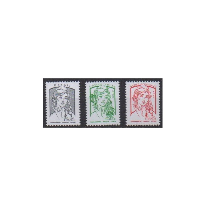 Acheter cette série de timbres de France de l'année 2016 (No 5014/5016).