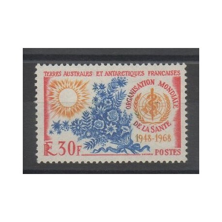 TAAF - 1968 - No 26 - Santé ou Croix-Rouge